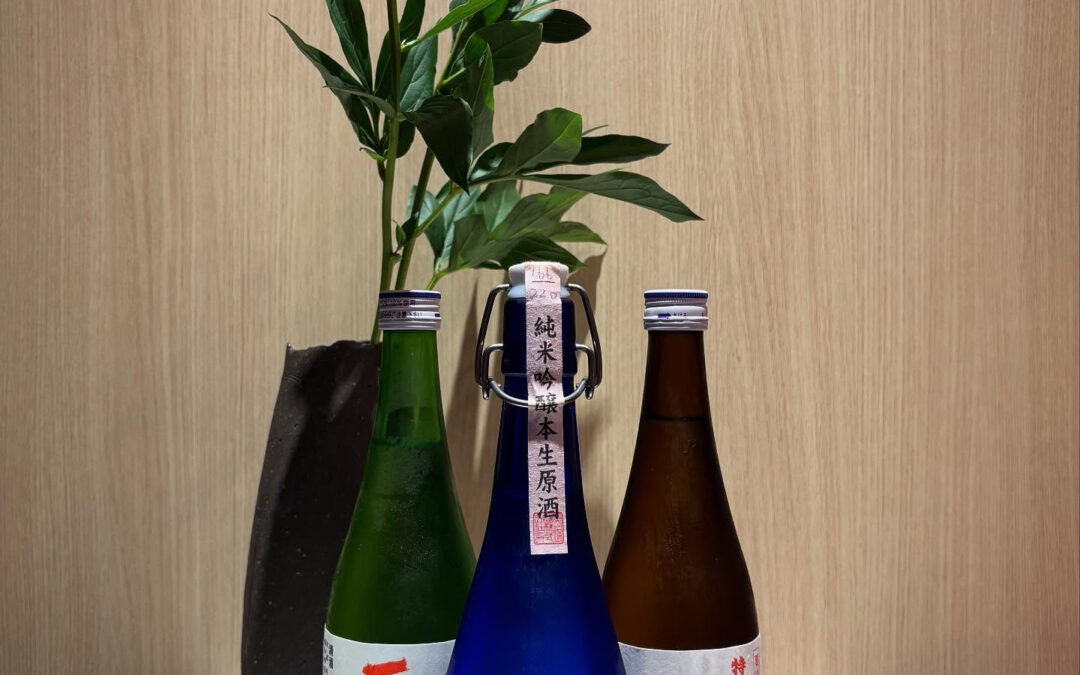 新潟十日町より限定酒越天翔.純米吟醸本生原酒、天神獅子.しぼ